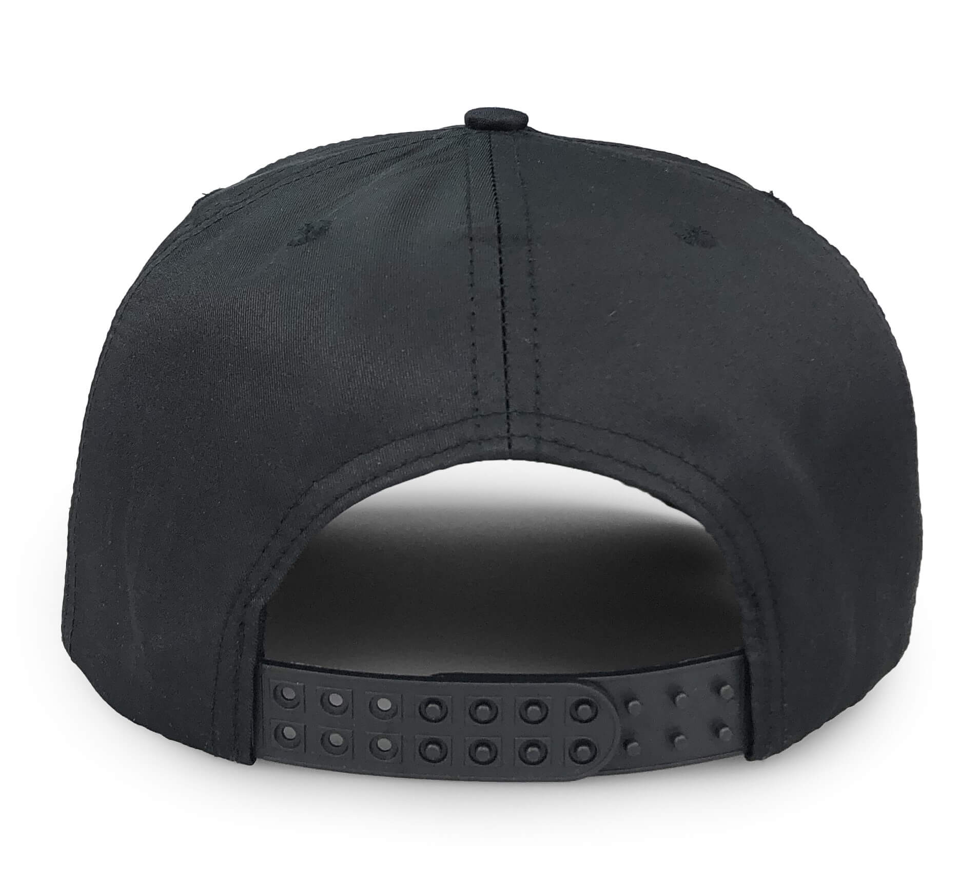 CMC-1128(Wholesale Black 3D Embroidered Mens Baseball Hat 5 Panel Sports Caps A Frame Baseball Cap Manufacturer)