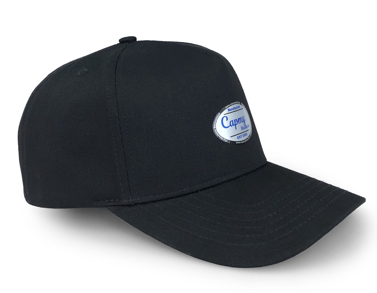 CMC-1134(New Design Black Blank Mens Baseball Hat 5 Panel Sports Caps A Frame Baseball Cap Manufacturer)