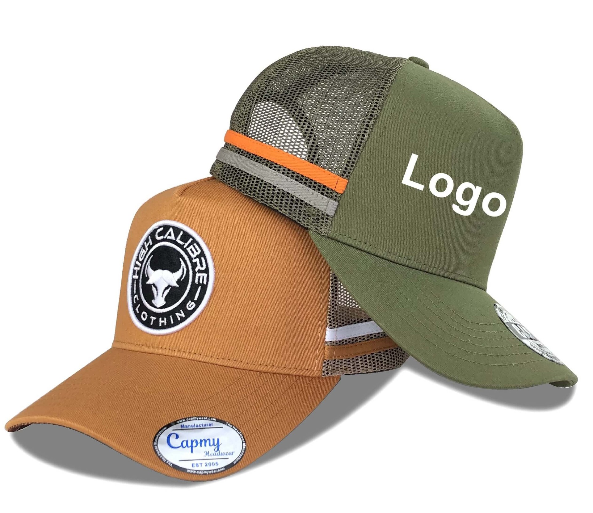 CTC-3020( Custom Embroidery Patch Logo High Profile 5 Panel Country Trucker Caps Manufacturer)